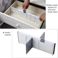 Casual Solid Color Plastic Drawer Partition main image 4