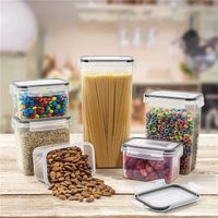 New Products In Stock Pp Material Crisper Sealed Jar Refrigerator Kitchen Food Can Cereals Storage Jar Snack Storage main image 1