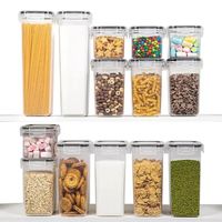 New Products In Stock Pp Material Crisper Sealed Jar Refrigerator Kitchen Food Can Cereals Storage Jar Snack Storage main image 3