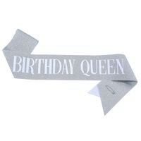 Birthday Letter Glitter Cloth Party Costume Props 1 Piece sku image 46