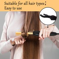 Vacation Solid Color Alloy Electric Hair Curling Comb main image 5