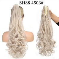 Women's Elegant Party Street High Temperature Wire Ponytail Wig Clips sku image 4