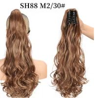 Women's Elegant Party Street High Temperature Wire Ponytail Wig Clips sku image 16