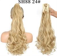 Women's Elegant Party Street High Temperature Wire Ponytail Wig Clips sku image 23