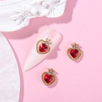 La Saint-valentin Style Simple Forme De Cœur Plastique Ongles Correctifs 10 Morceaux sku image 6
