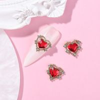 Valentine's Day Simple Style Heart Shape Plastic Nail Patches 10 Pieces sku image 9