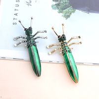 Elegant Streetwear Insect Alloy Enamel Inlay Rhinestones Women's Brooches main image 2