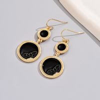 1 Pair Casual Elegant French Style Butterfly Alloy Drop Earrings sku image 1