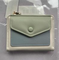 Women's Color Block Pu Leather Zipper Buckle Wallets sku image 1