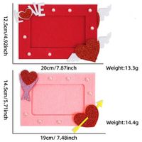 Valentine's Day Cute Sweet Letter Heart Shape Nonwoven Indoor Party Festival Decorative Props sku image 1