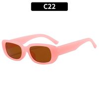 Retro Solid Color Pc Square Full Frame Women's Sunglasses sku image 22