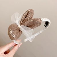 Simple Style Heart Shape Cloth Patchwork Hair Band sku image 2