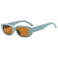 Retro Solid Color Pc Square Full Frame Women's Sunglasses sku image 30