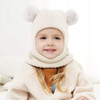 Children Unisex Cute Solid Color Wool Cap sku image 7