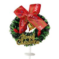 Christmas Letter Bow Knot Plastic Party Decorative Props 1 Piece sku image 5