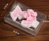 Birthday Cute Sweet Number Bow Knot Paraffin Party Birthday Candle main image 5