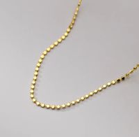 Einfacher Stil Einfarbig Sterling Silber Halskette sku image 2