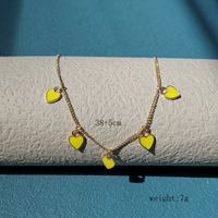 Wholesale Jewelry Sweet Heart Shape Alloy Pendant Necklace main image 4