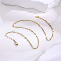 304 Stainless Steel Simple Style Plating Solid Color Necklace main image 8