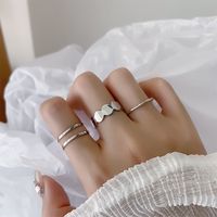 Casual Streetwear Solid Color White Gold Plated Alloy Wholesale Rings main image 4