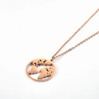 304 Stainless Steel 18K Gold Plated Simple Style Commute Plating Solid Color Jewelry Set sku image 9