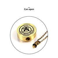 304 Stainless Steel 18K Gold Plated Hip-Hop Retro Plating Solid Color main image 3
