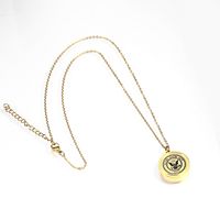 304 Stainless Steel 18K Gold Plated Hip-Hop Retro Plating Solid Color main image 5