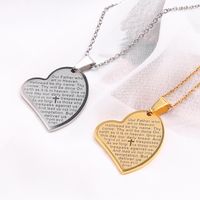 Simple Style Heart Shape Stainless Steel Plating 18K Gold Plated Women's main image 3