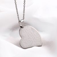 Simple Style Heart Shape Stainless Steel Plating 18K Gold Plated Women's main image 4