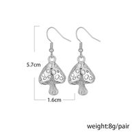 Retro Heart Plating Alloy No Inlaid Earrings main image 7