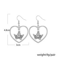 Retro Heart Plating Alloy No Inlaid Earrings main image 11