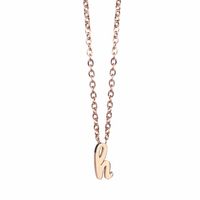 Edelstahl 304 18 Karat Vergoldet Einfacher Stil Pendeln Überzug Einfarbig Halskette sku image 3