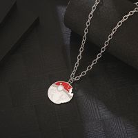 Hip-Hop Color Block 304 Stainless Steel Epoxy 18K Gold Plated Men's Pendant Necklace main image 2