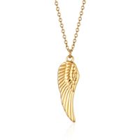 304 Stainless Steel 18K Gold Plated Simple Style Classic Style Plating Solid Color Pendant Necklace main image 4