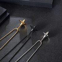 Hip-Hop Solid Color 304 Stainless Steel Plating 18K Gold Plated Unisex Pendant Necklace main image 4