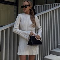 Women's Long Sleeve Sweaters & Cardigans Streetwear Solid Color main image 1