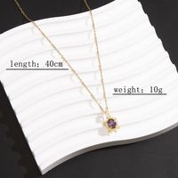 Glam Simple Style Classic Style Geometric Sterling Silver Plating Inlay Zircon Gold Plated Silver Plated Pendant Necklace main image 1