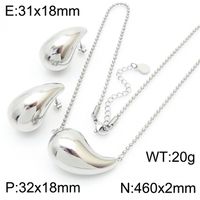 1 Pair Modern Style Simple Style Solid Color Plating Stainless Steel 18K Gold Plated Earrings sku image 72