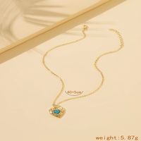 Heart Alloy Patchwork Plating Women's Necklace main image 5