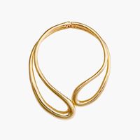 Nordic Style Exaggerated Geometric Alloy Plating Gold Plated Silver Plated Women's Bracelets Necklace sku image 4