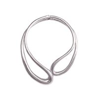 Nordic Style Exaggerated Geometric Alloy Plating Gold Plated Silver Plated Women's Bracelets Necklace sku image 3