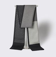 Men's Simple Style Stripe Fleece Scarf main image 3