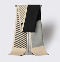 Men's Simple Style Stripe Fleece Scarf main image 4