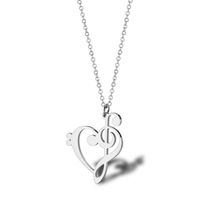 304 Stainless Steel 18K Gold Plated Simple Style Plating Heart Shape Pendant Necklace main image 2