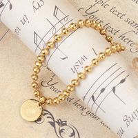 Simple Style Classic Style Solid Color 304 Stainless Steel 18K Gold Plated Bracelets In Bulk main image 2