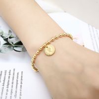 Simple Style Classic Style Solid Color 304 Stainless Steel 18K Gold Plated Bracelets In Bulk main image 1