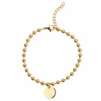 Simple Style Classic Style Solid Color 304 Stainless Steel 18K Gold Plated Bracelets In Bulk sku image 2