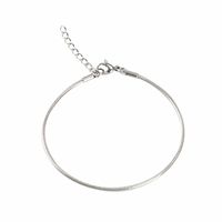 Einfacher Stil Pendeln Einfarbig Edelstahl 304 18 Karat Vergoldet Armbänder In Masse sku image 1