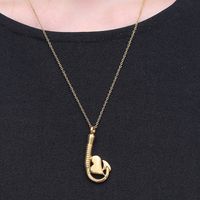 Hip-Hop Retro Solid Color 304 Stainless Steel Chain 18K Gold Plated Unisex main image 1