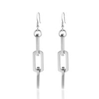 1 Pair Modern Style Geometric Plating 304 Stainless Steel 18K Gold Plated Drop Earrings main image 5
